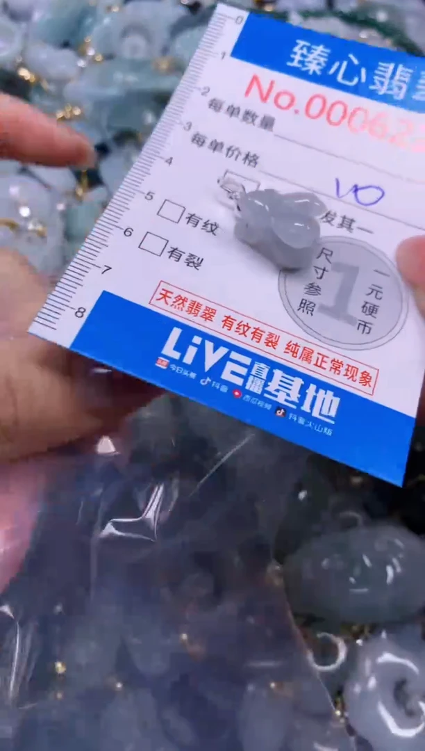 吊坠(不含链)未镶嵌翡翠6229
