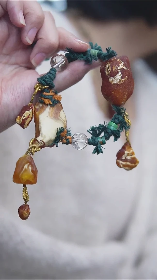 手串琥珀未镶嵌蜜蜡手串