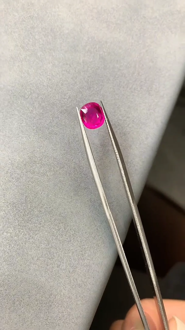 未镶嵌裸石碧玺卢比来裸石1.44ct