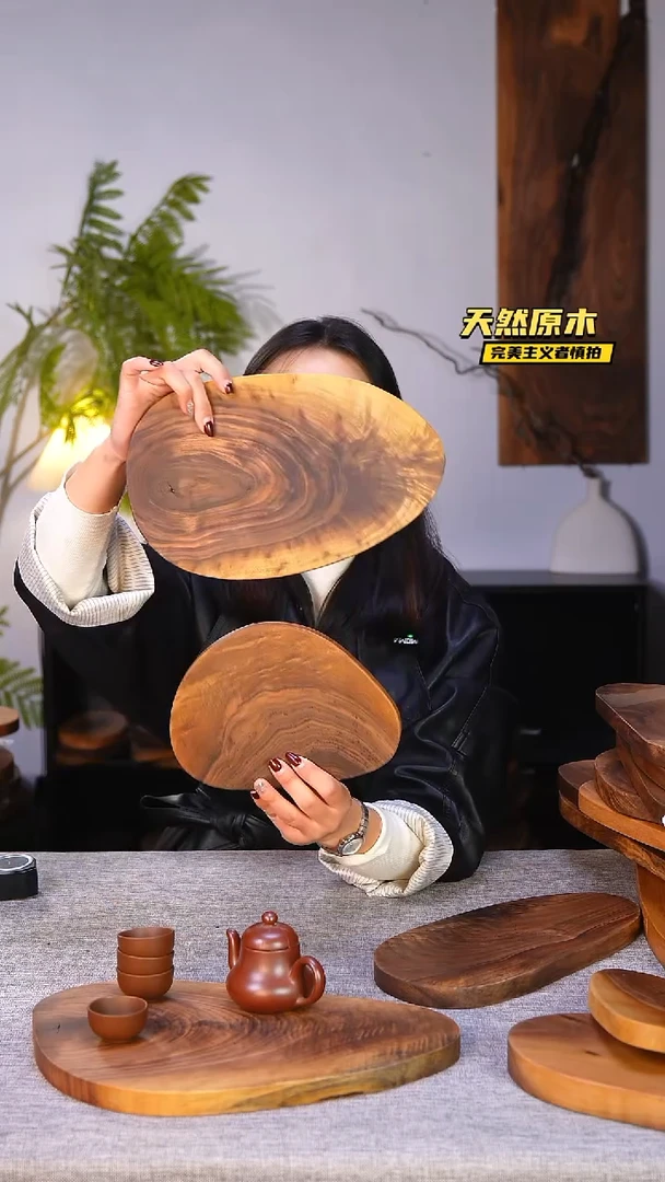 木北美黑胡桃原木.干裂疤结不属于商品质量问题完美主义者慎拍