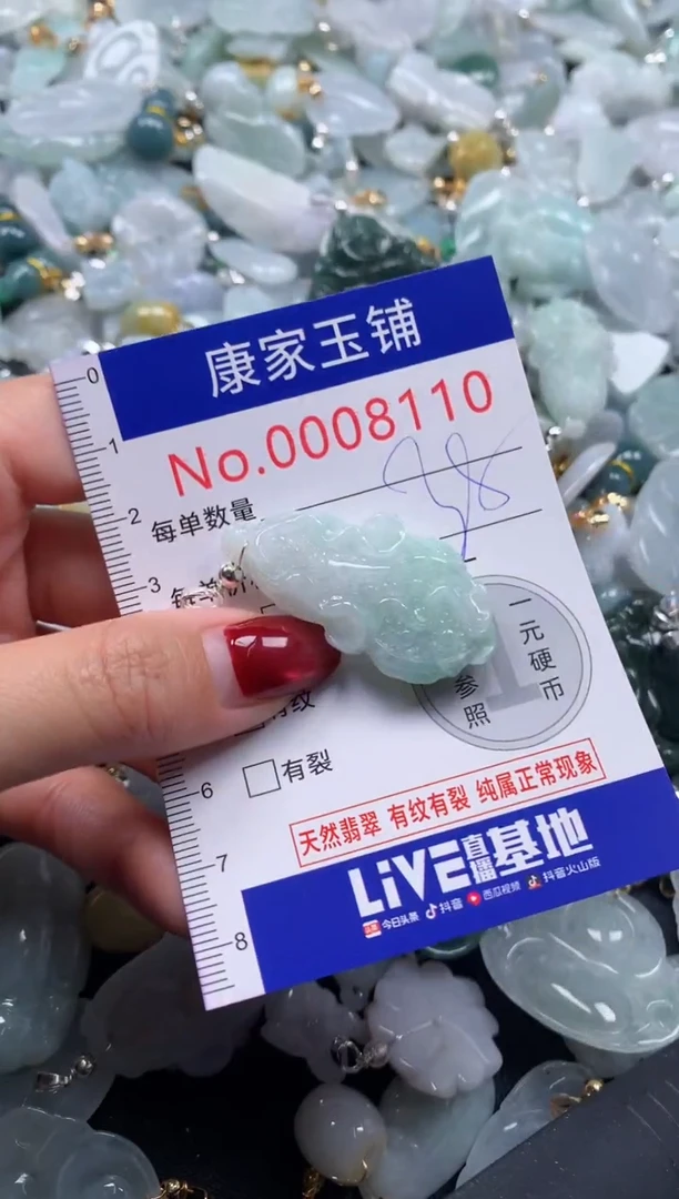 颈饰未镶嵌翡翠8110