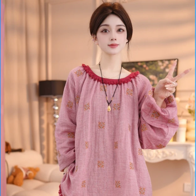 【测款】睡衣女套装宽松甜美大码时尚休闲睡衣