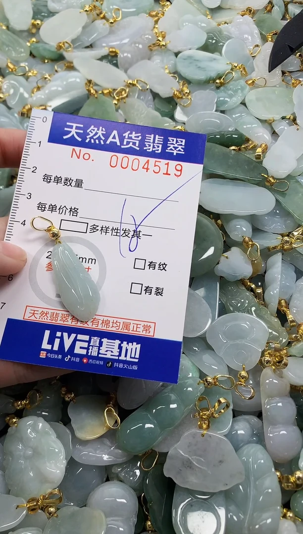 颈饰未镶嵌翡翠天然a货翡翠