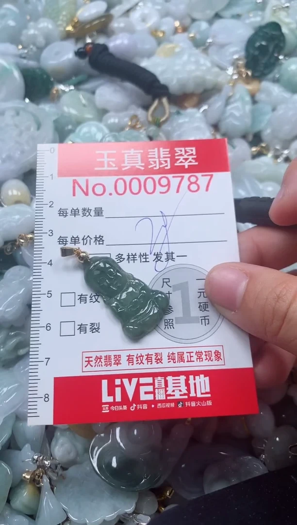 吊坠(不含链)未镶嵌翡翠9787