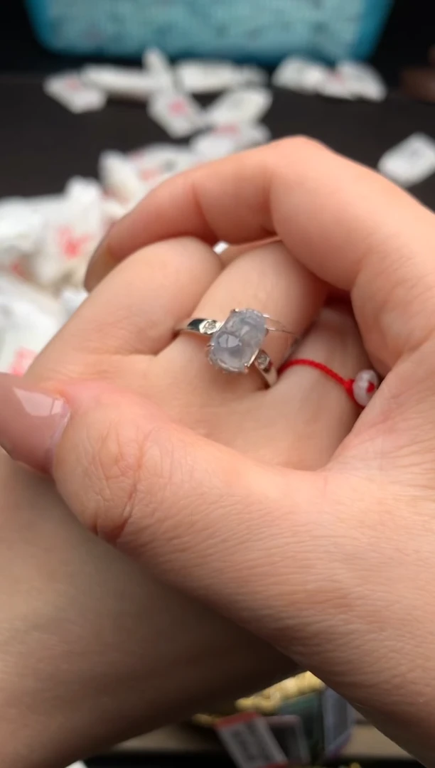 【闪购商品】翡翠戒指银S925镶嵌一