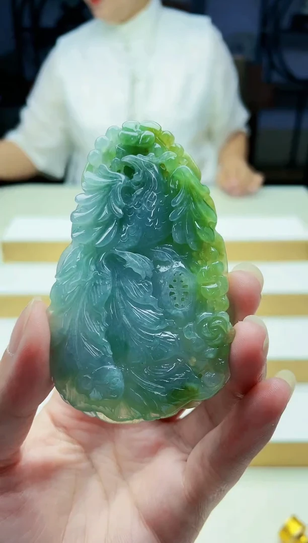 未镶嵌定制翡翠毛货09190096