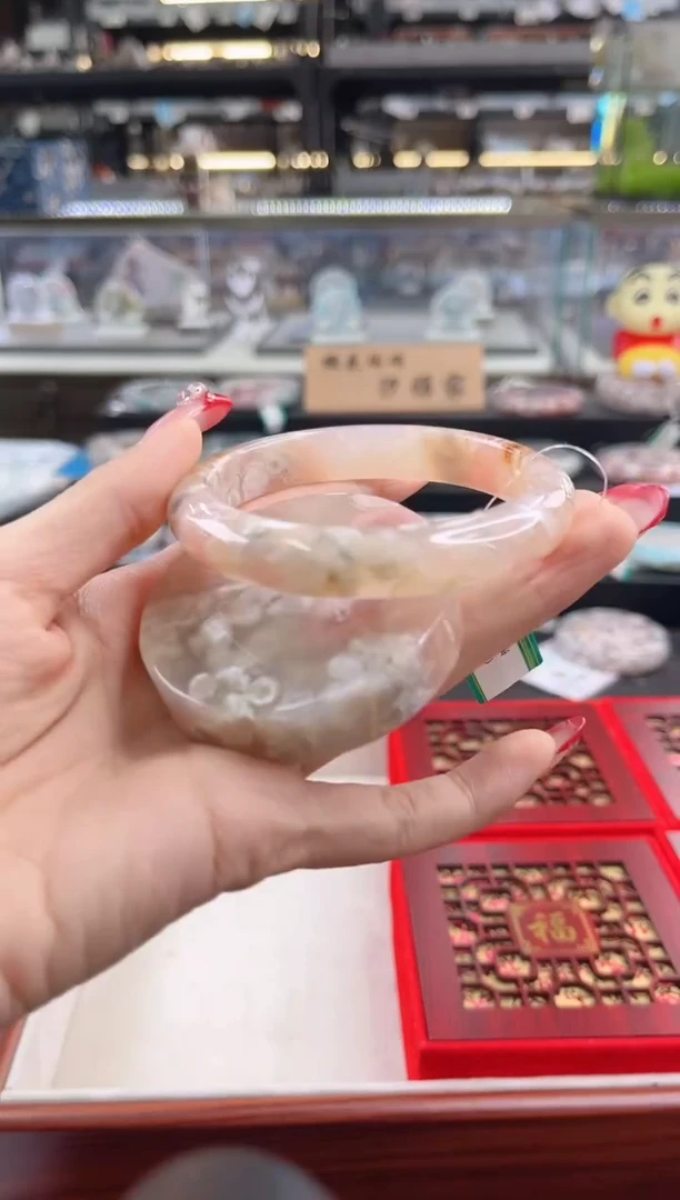 未镶嵌手镯石英质玉61圈口（赠品镯心）6455415