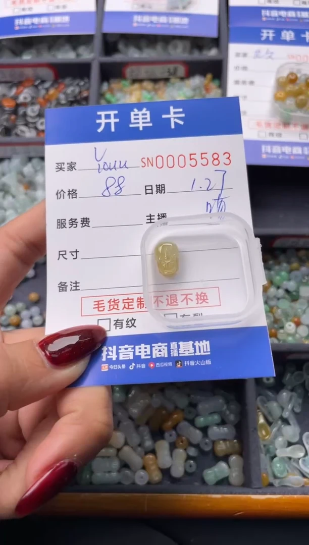 【闪购商品】翡翠颈饰未镶嵌00005583