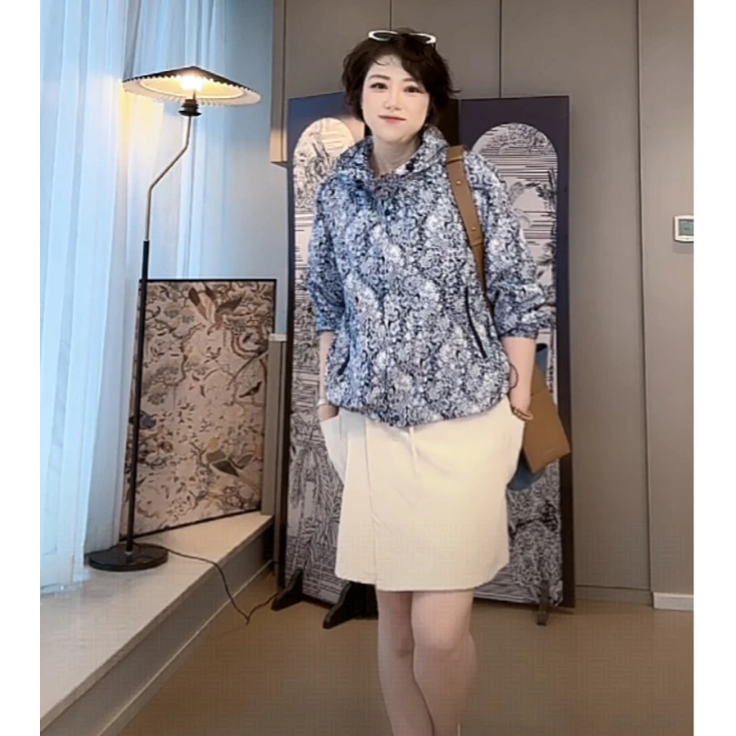 【U.M】青花瓷连帽透气舒适防晒外套