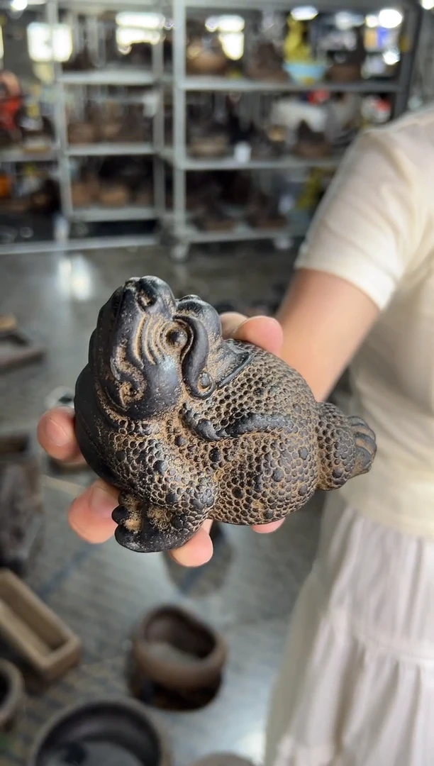 陶土【火山泥】小金蟾