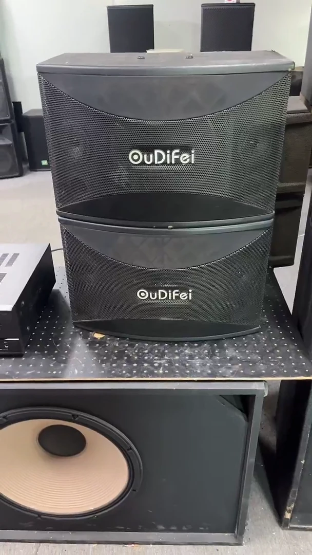 不包邮 10寸卡包音响  KTV音箱一对   运费到付