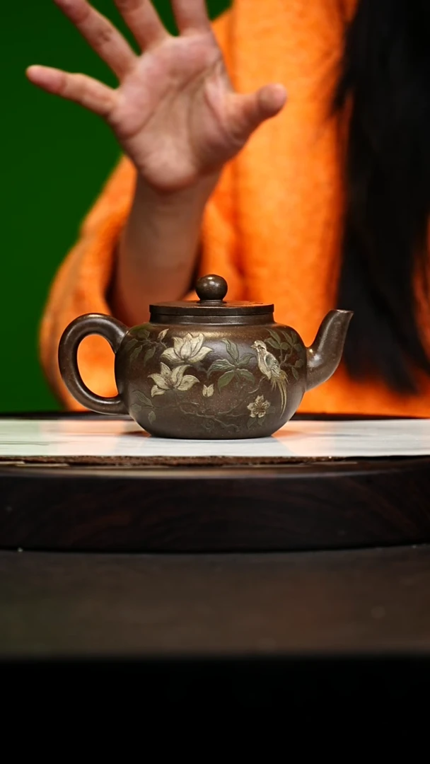 宜兴原矿高端紫砂 紫金老段砂300cc