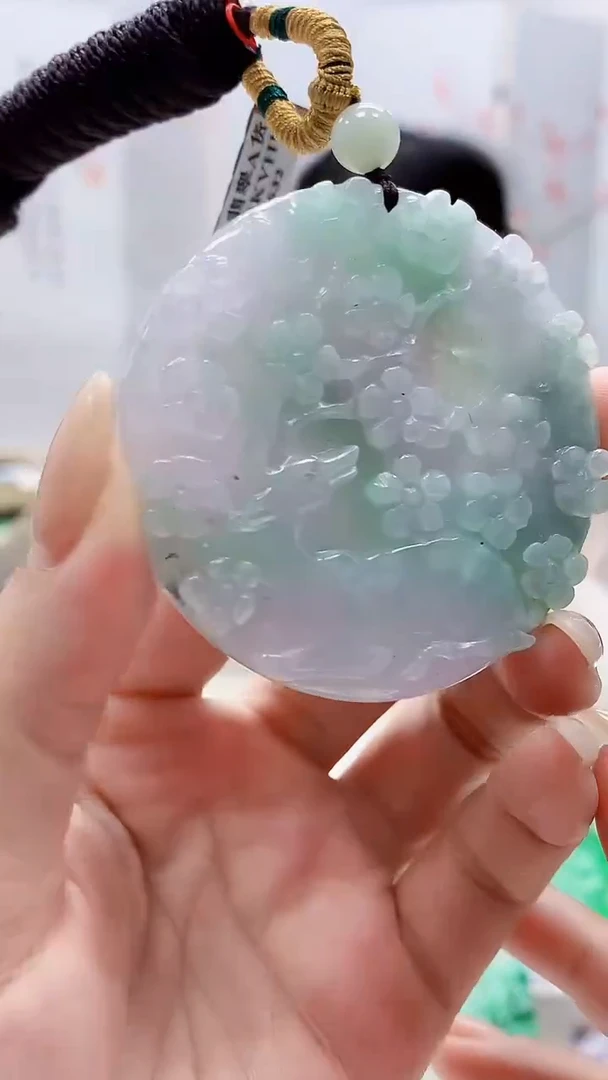 未镶嵌定制翡翠4852lr-毛货挂件32