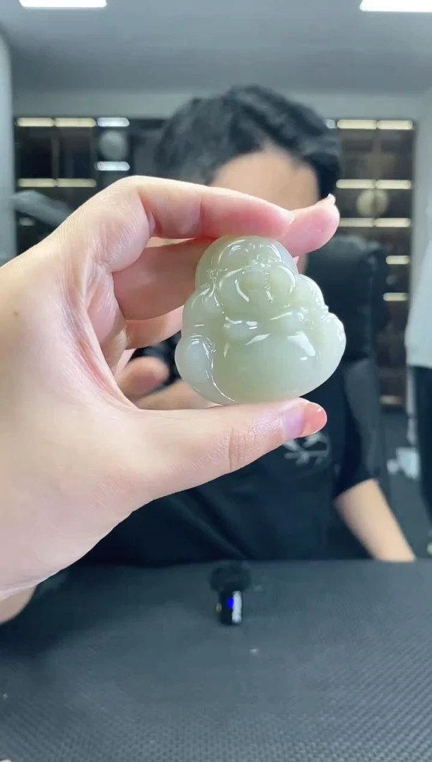 颈饰未镶嵌和田玉佛公吊坠