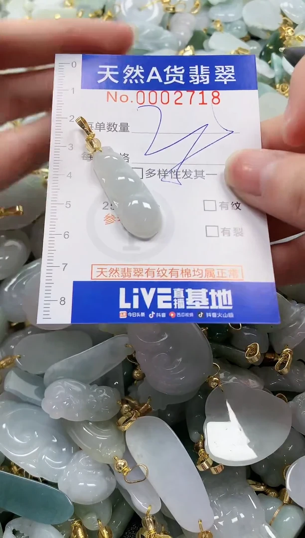 颈饰未镶嵌翡翠纯天然a货翡翠