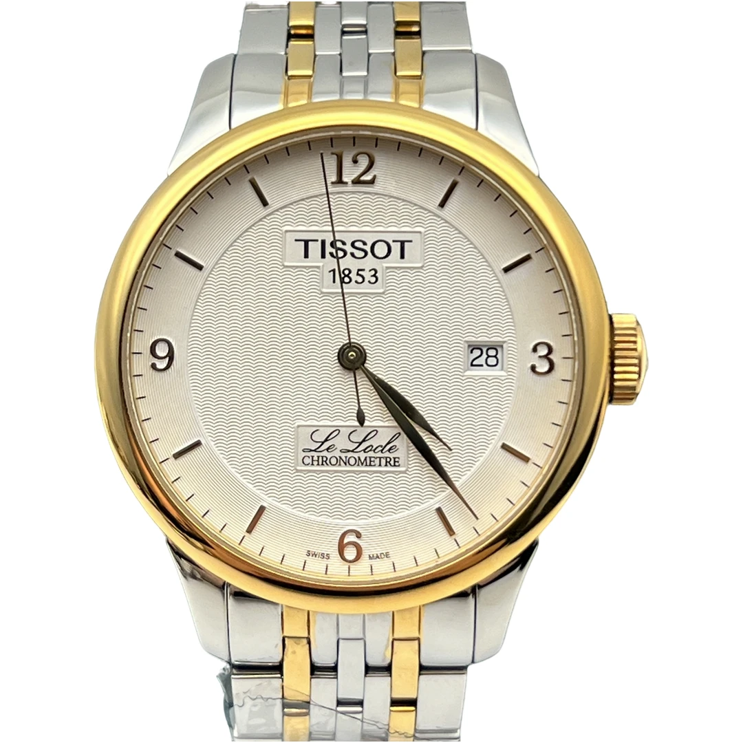 99新 Tissot/天梭 力洛克/臻耀/男机械间金/T006/公价9950/39.3MM