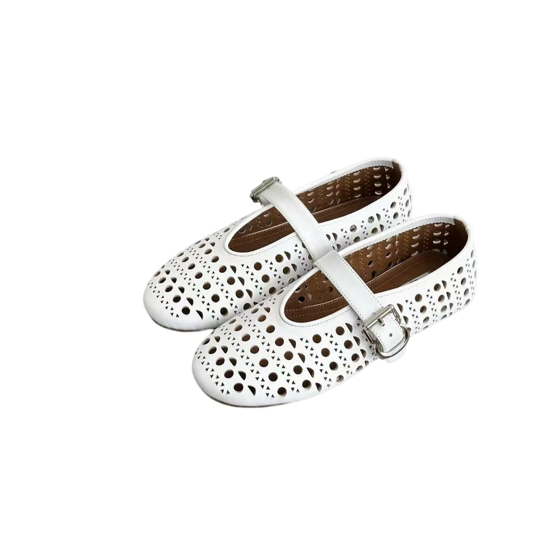 2025の新款镂空芭蕾舞鞋