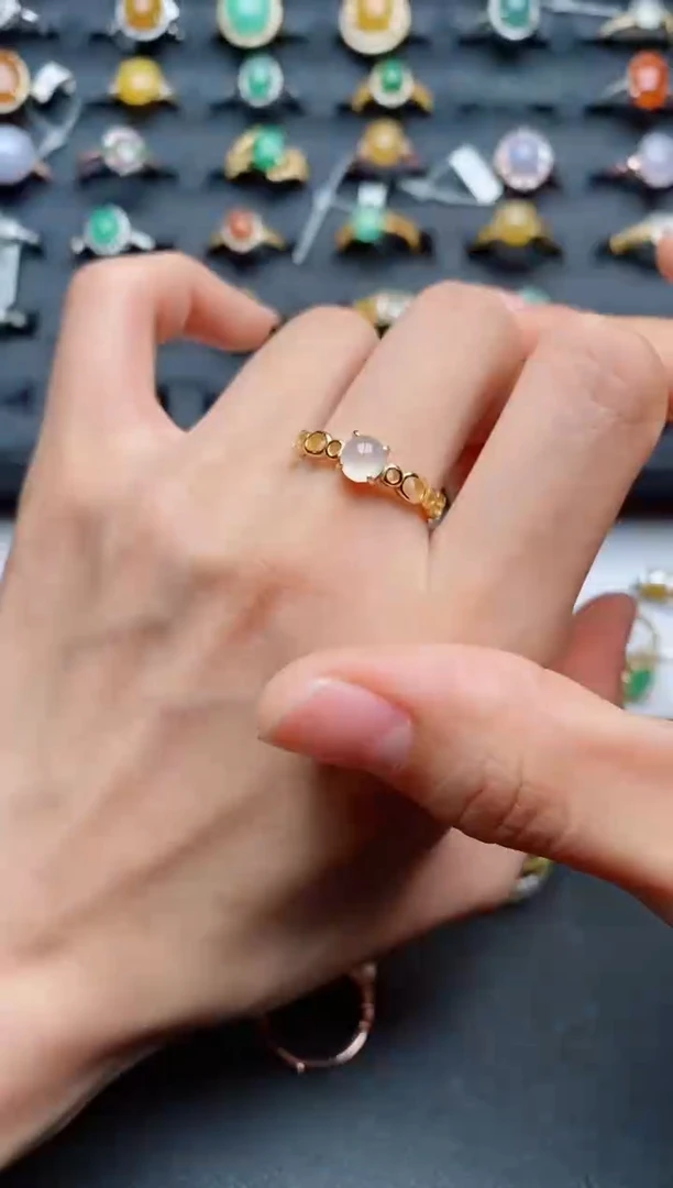 【闪购商品】翡翠戒指银S925镶嵌...........