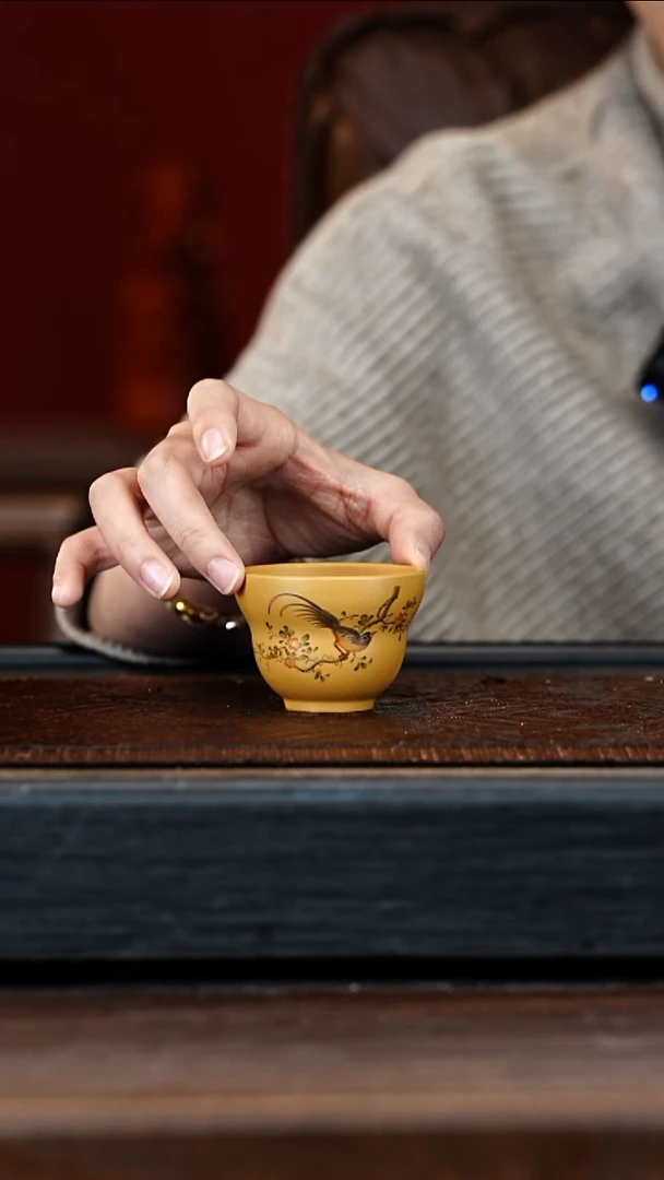 宜兴紫砂团团紫砂精选主人杯