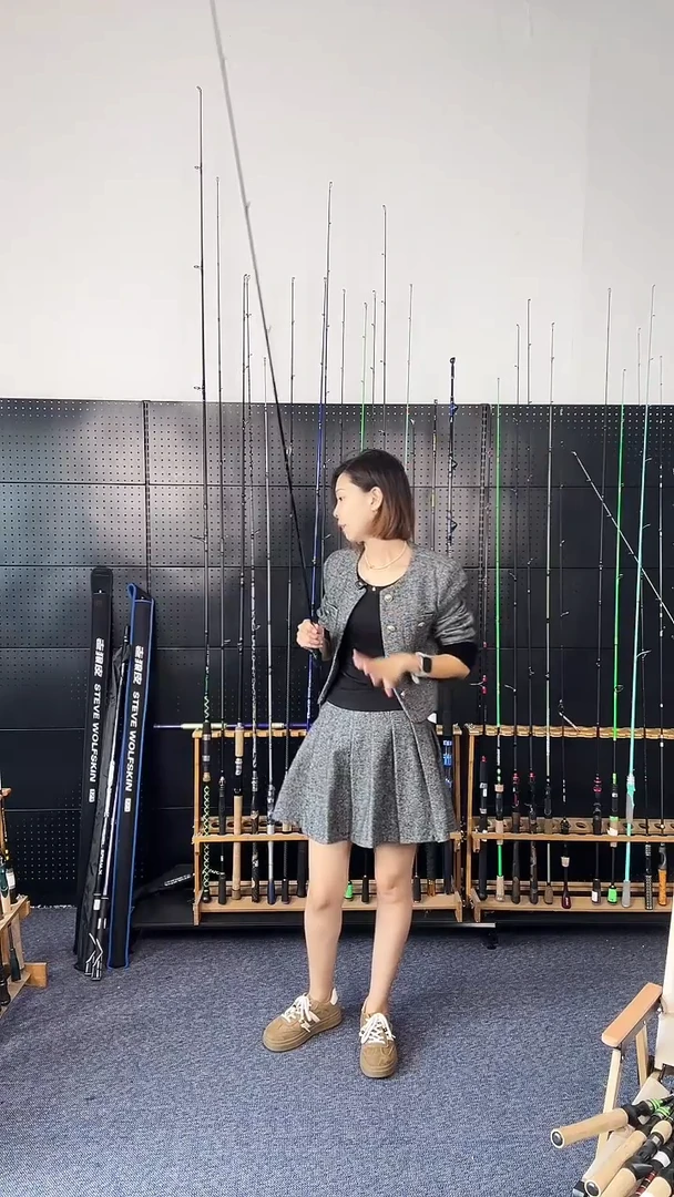 1.98m碳素奥卡绿1.98米枪柄（瑕疵尾货竿，没有售后，介意勿拍）