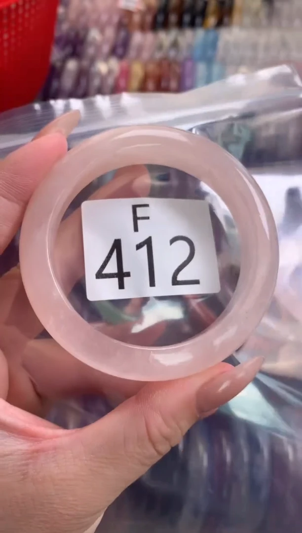 水晶珠宝半成品未镶嵌水晶手镯412-55