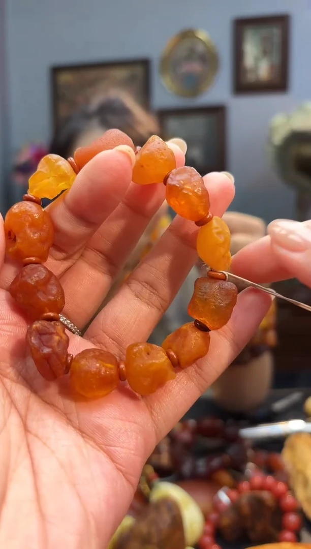 手串琥珀未镶嵌手串