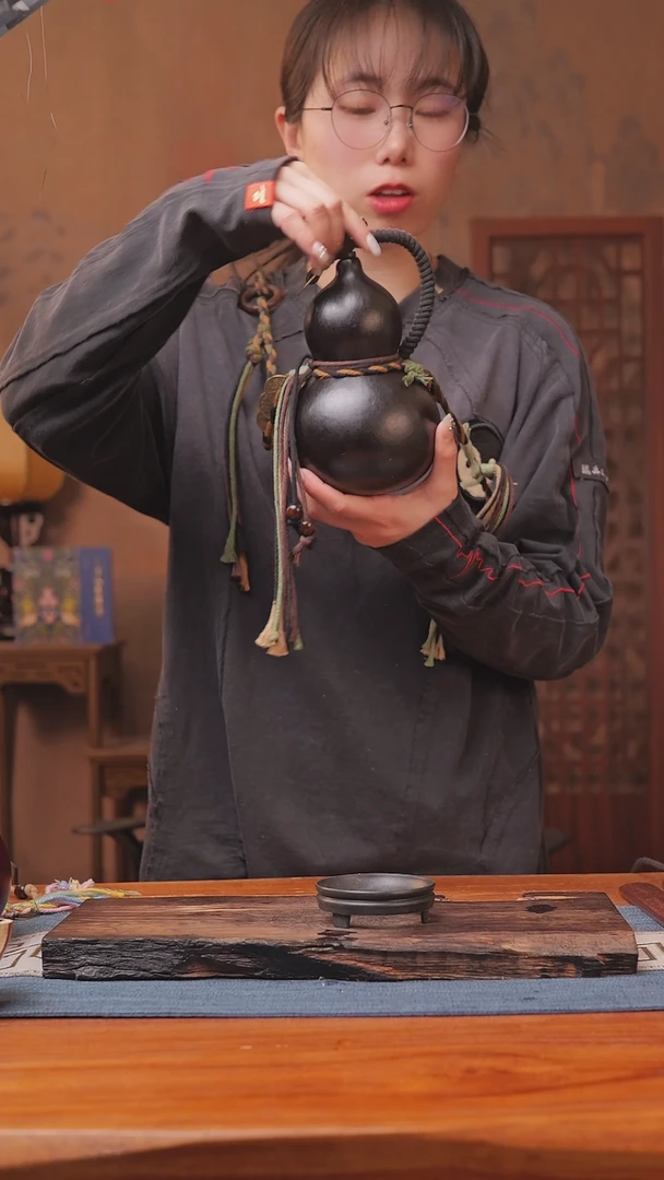 1891号链接精品大漆葫芦现货现发[一物一拍]