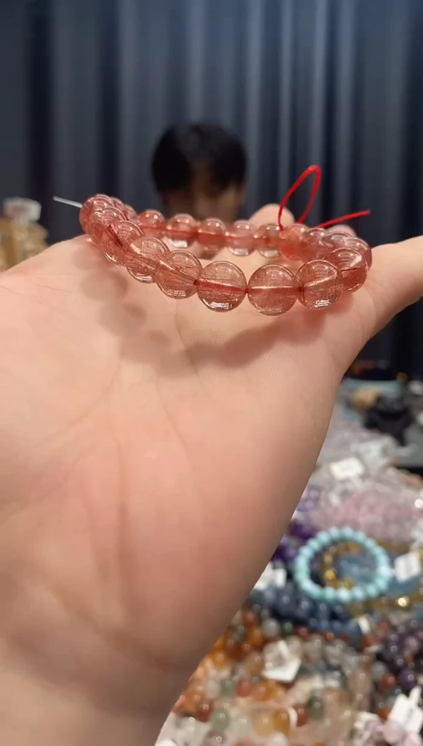 未镶嵌手链水晶龙**江红发
