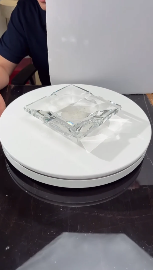 摆件CS0104004净料水晶琉璃雪茄缸