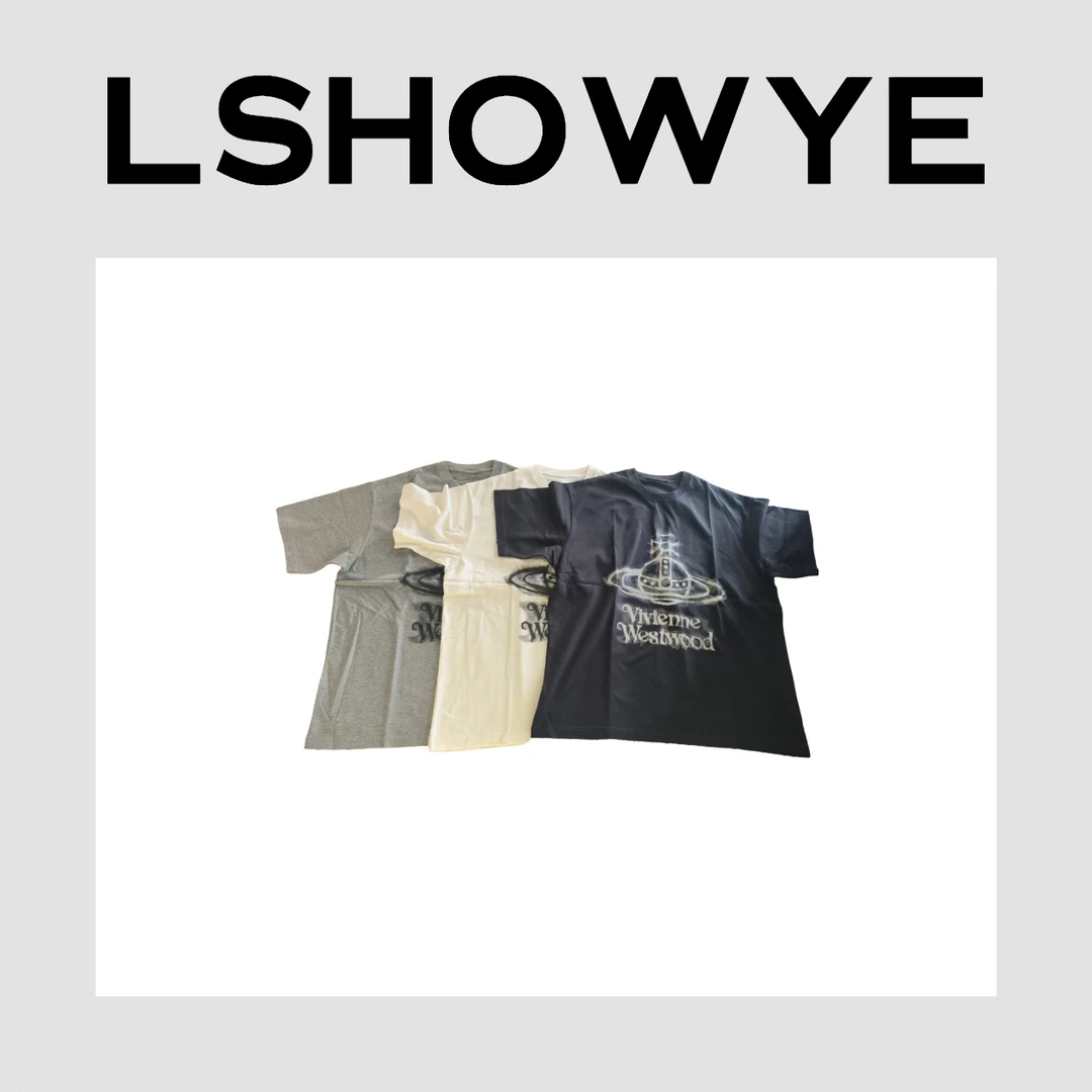 LSHOWYE｜土星喷绘印花T恤 Ma8030