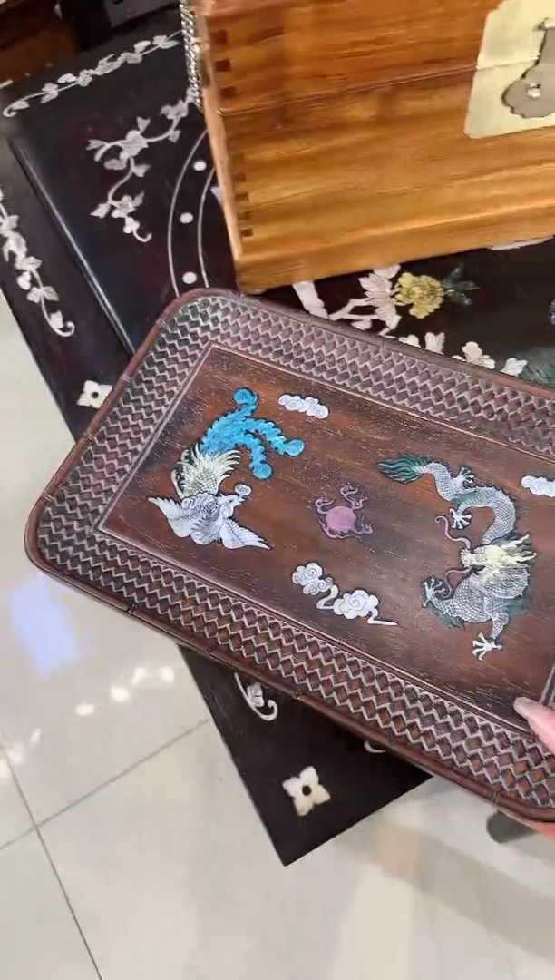 【闪购商品】木木艺龙凤呈祥茶盘99.888