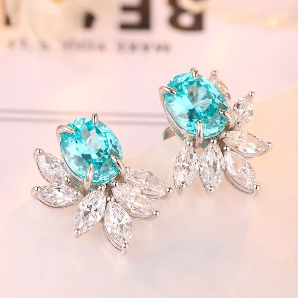 培育蓝宝石QANNA【设计款】实验室培育帕拉伊巴高级感CA-JE051Y