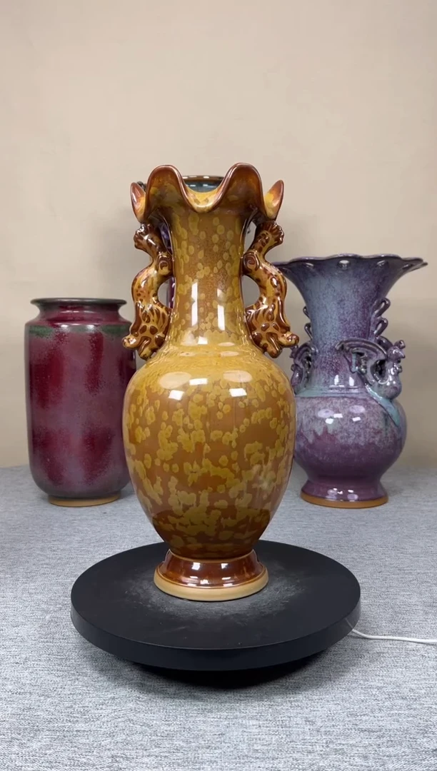 摆件陶神垕钧瓷收藏工艺品