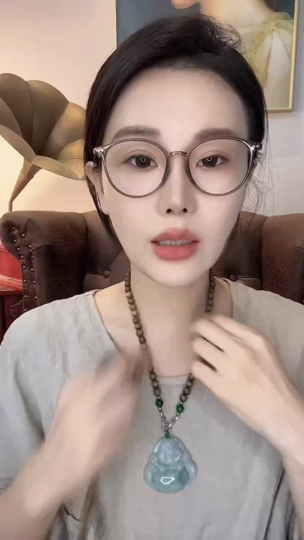 颈饰未镶嵌翡翠小*子翡翠384