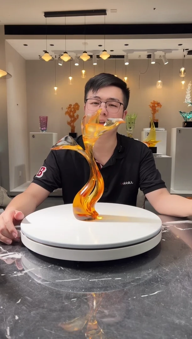 摆件巴比特美学-金色三生花