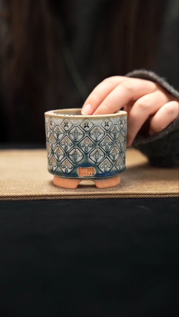 口径6花盆-11-3-378瑕