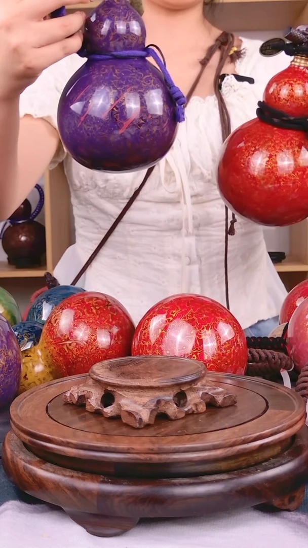 372大漆葫芦，送葫芦就是送福禄