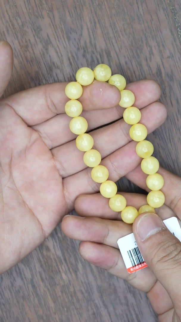 【闪购商品】琥珀裸石未镶嵌新蜡手串
