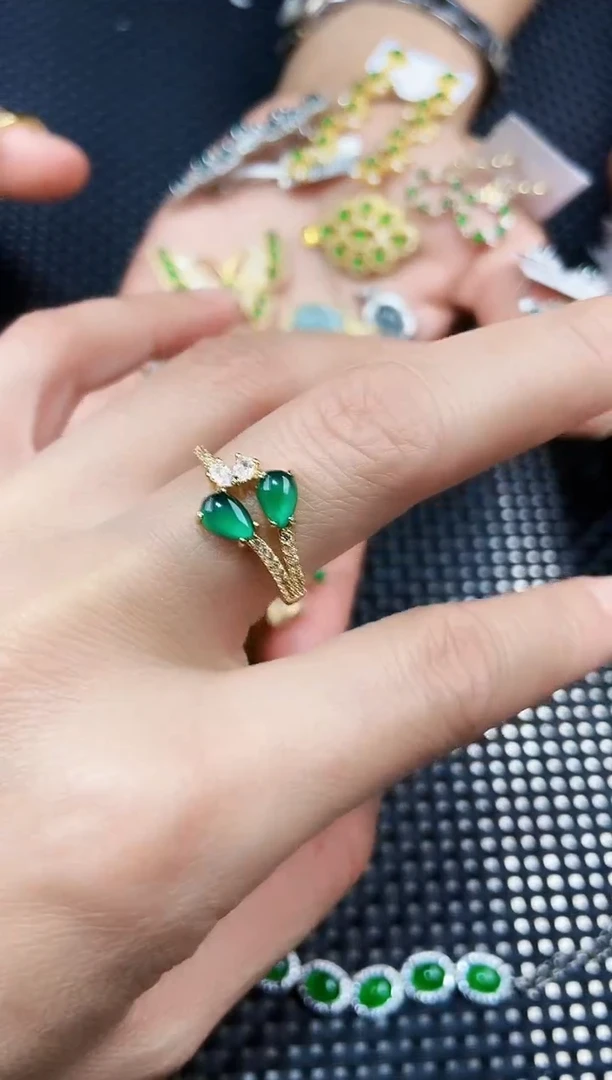 【闪购商品】翡翠戒指未镶嵌1111111111