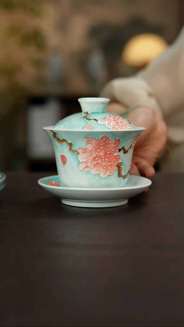杯景德镇陶瓷杯碗柴烧多人
