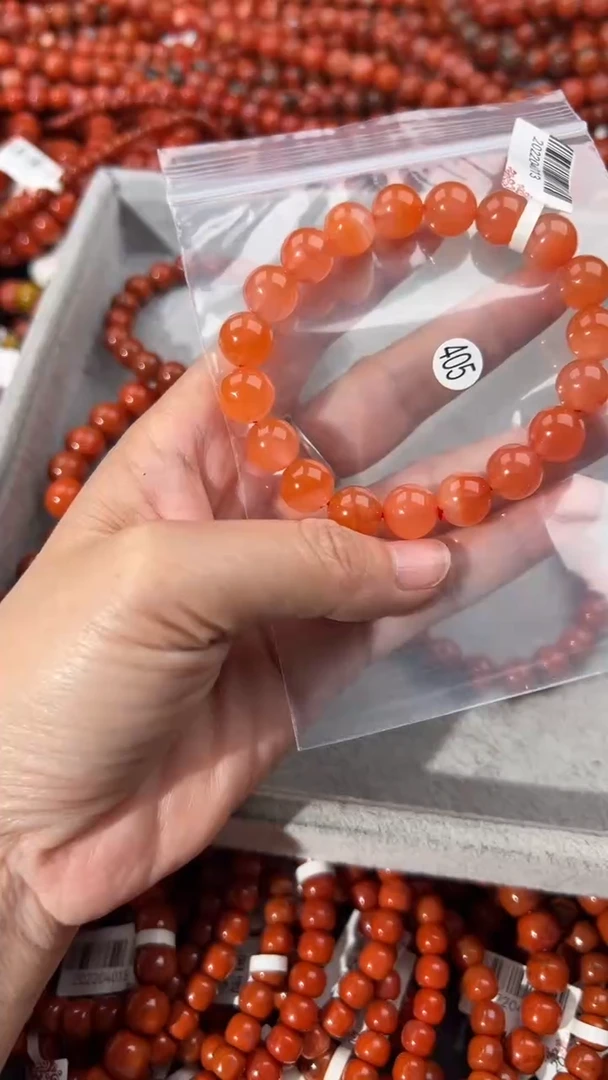 南红玛瑙手串未镶嵌11