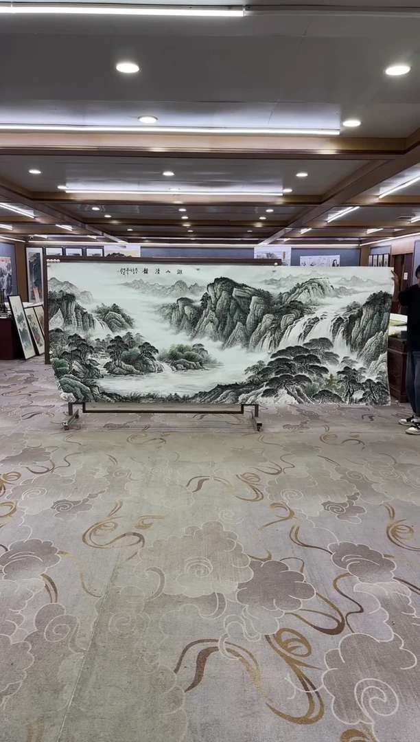 绘画绘画Y-邵明义-大丈二-山水画