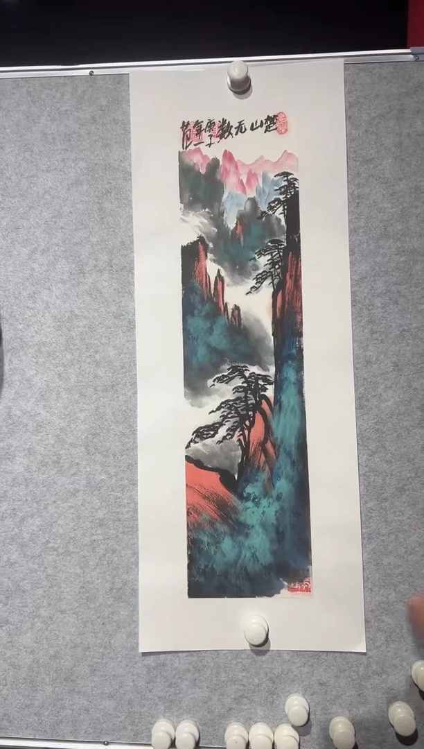 【闪购商品】绘画姜国华-1平尺-山水国画