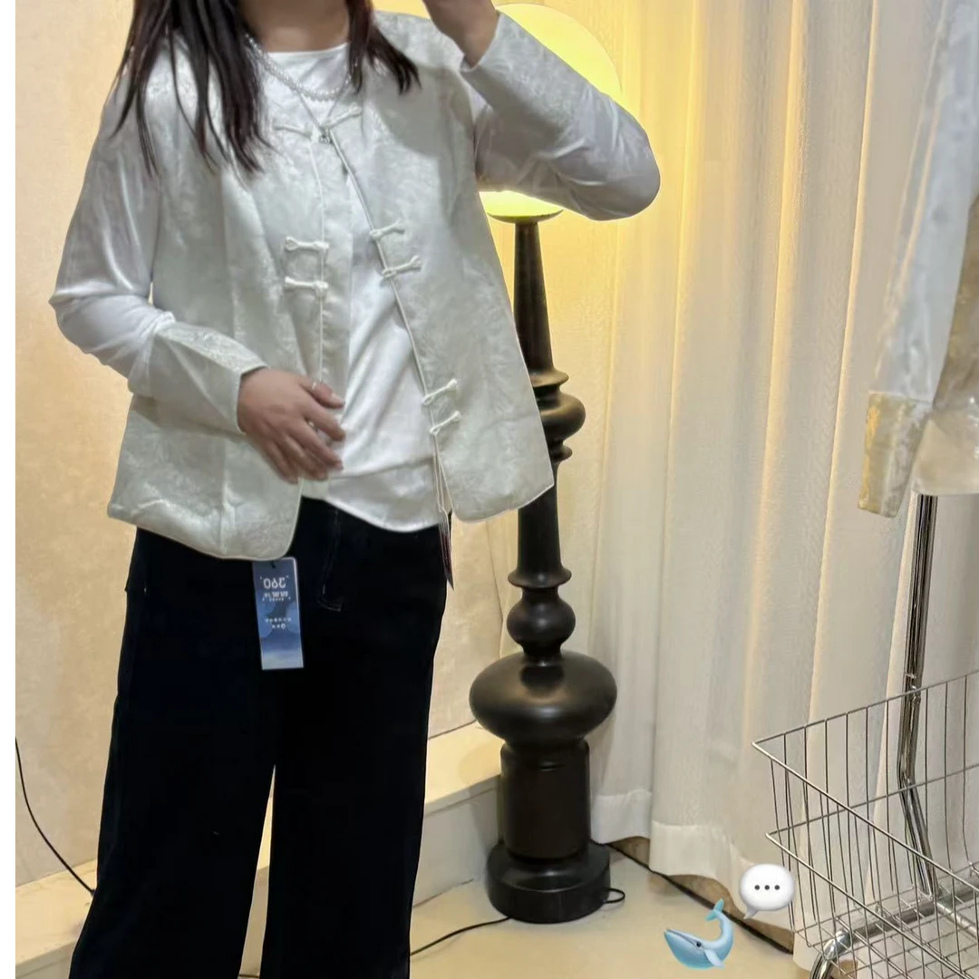 [多囍]微胖定制2025春新款新中式两件套国风大码显瘦东方之韵