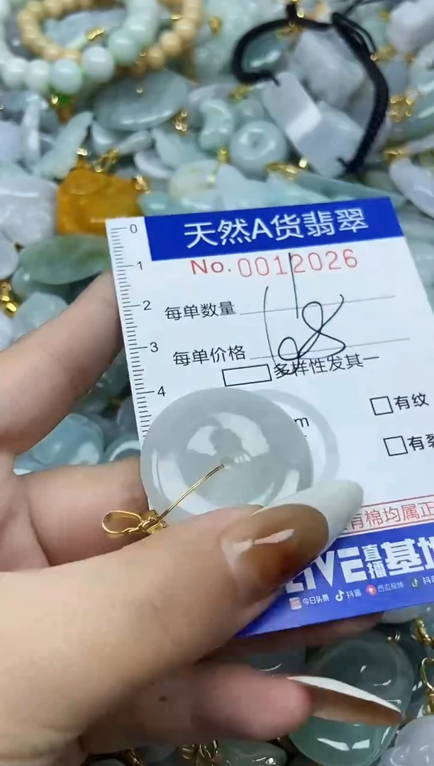 【闪购商品】翡翠颈饰未镶嵌天然A货翡翠