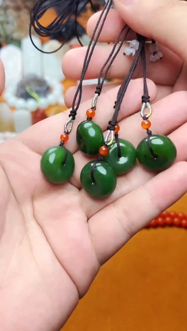 【闪购商品】和田玉颈饰未镶嵌平安扣多样性拍一发一