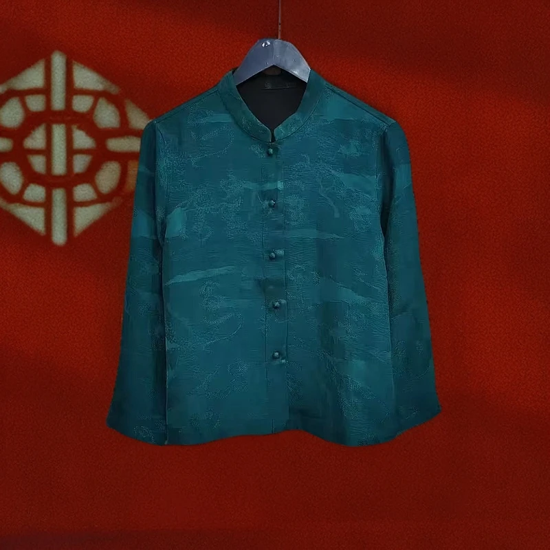 456时尚气质国风新中式轻奢双面穿上衣