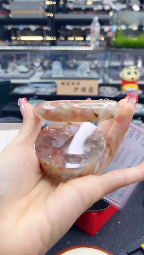 未镶嵌手镯石英质玉59-60圈口（赠品镯心）6965848