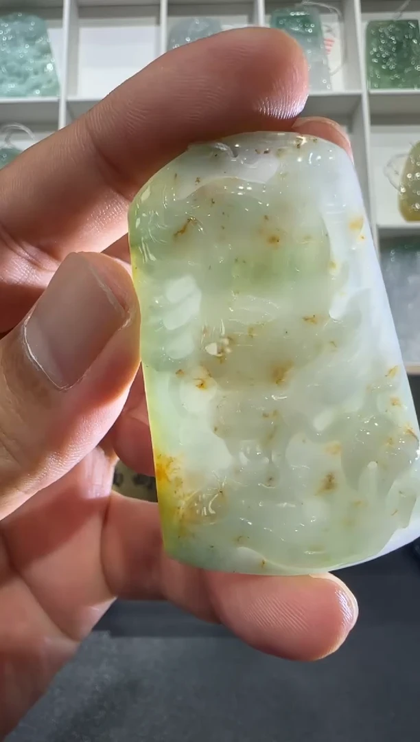未镶嵌挂件翡翠A货翡翠多样性孤品