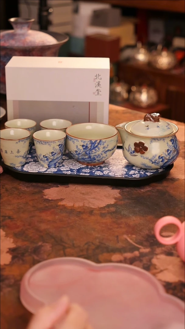 【闪购商品】陶瓷茶具（无礼盒无茶盘）@@A11507